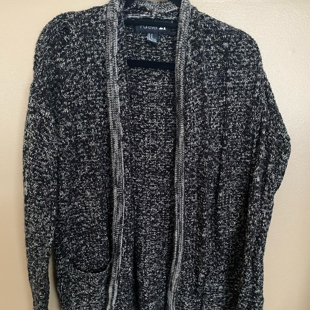 Forever 21 Black Cardigan